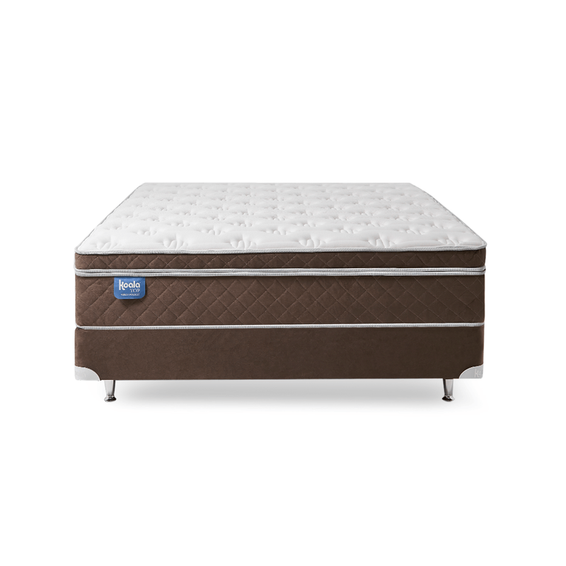 Sommier Koala Top Visco Pocket Marron 160x200 cm