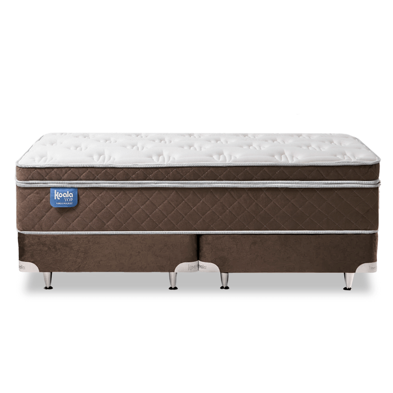 Sommier Koala Top Visco Pocket Marron 180x200 cm